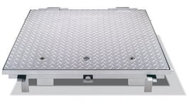 Preisanfrage für Schachtabdeckung mit Hebehilfe befahrbar 125 kN mit Riffelblechdeckel gem. Auswahl unten