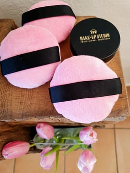 Art. 120000 Puderquaste aus Samt "Made with Love by Luzia"