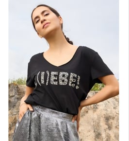 MG12882 miss goodlife / T-Shirt V-Neck L(I)EBE