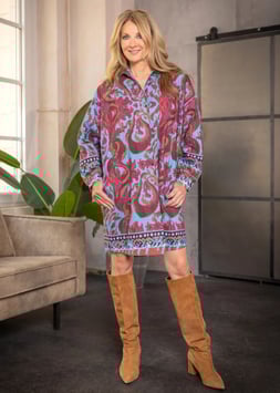 MG13369 miss goodlife / Blusenkleid Blue Specula***jetzt CHF 99.00***vorher CHF 179.00