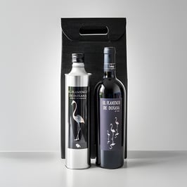 Geschenkverpakking olijfolie Picual (75cl) & Vino El Tinto (75cl)