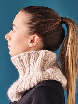 COL  laine, alpaga, soie, mohair   "IVORY"