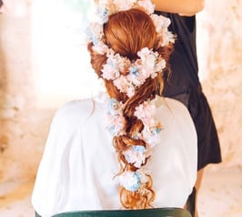 Corona de flores Virginia