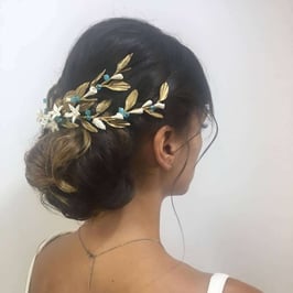 Tocado Novia de porcelana Miriam. !PREORDER¡