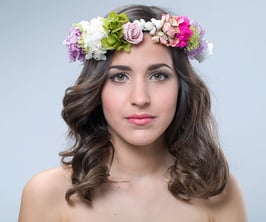 Corona de flores  Eugenia