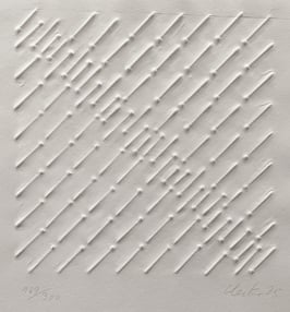 Günther Uecker, "Nagelreihung"