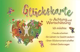 Glückskarten -- in deutsch und/oder englisch
