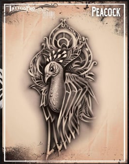 Stencil "Peacock"