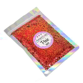 Chunky Glitter Drop Dead Red