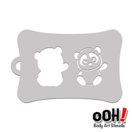 Ooh stencil T08 Panda