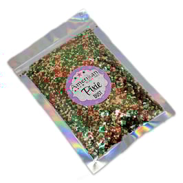 Chunky Glitter Here Comes Santa Clause