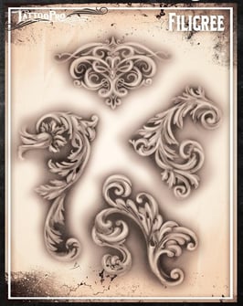Stencil "Filigree"