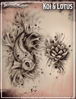 Stencil "Koi"