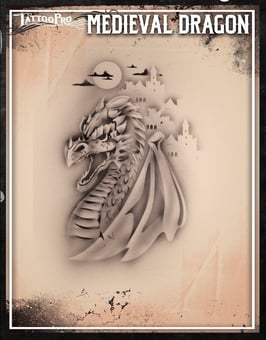 Stencil "Medieval Dragon"
