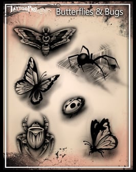 Stencil "Butterflies & Bugs"