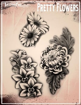 Stencil "Pretty Flowers"