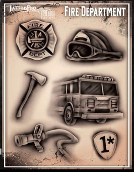 Stencil "Fire Department"