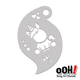 Ooh stencil R05 Baby Unicorn