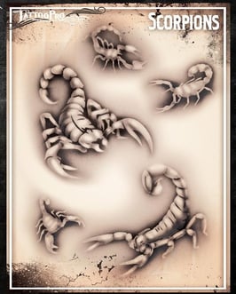 Stencil "Scorpions"