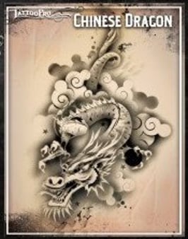 Stencil "Chinese Dragon"