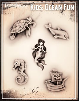 Stencil "Ocean Fun"