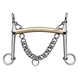 Französische Reitkandare 14mm - Unterzug 7 cm