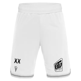 MACRON Thorium Shorts weiß mit Brühler TV Logo und Wunschinitialen