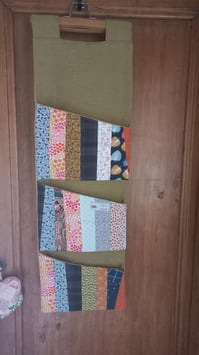 Vide poche ou range courrier patchwork multicolore