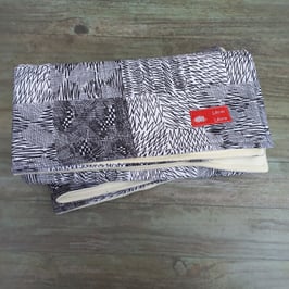 Plaid bébé en jersey graphique noir et blanc