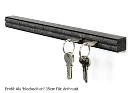 No.35.3 Alu-Designleiste black/medium