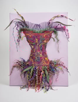 Tableau corset floral