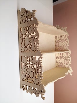 Regal aus Holz Wohndekor Wanddekor