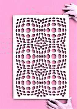 3D Bild aus Holz Paneele Wohndekor Wanddekor Wandbehänge Sperrholz Geschenkartikel