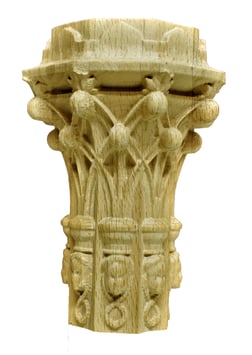 Kapitell aus Buche