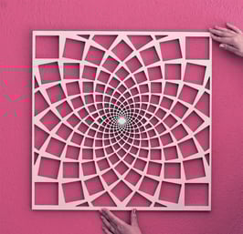 Magische Blume 3D Bild Paneele Wohndekor Wanddekor