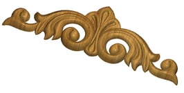 Zierteile Holz Applique Dekor für Fenster Tür Möbel Basteln