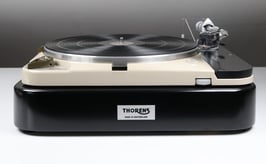THORENS Aluminium-Plakette silber