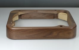 American walnut plinth TD124