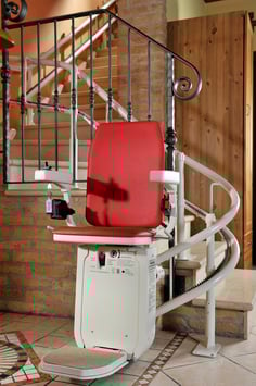 Treppenlift gebraucht (kurvige Treppen)