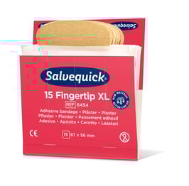 6454 - Salvequick Fingerkuppenpflaster, 6 Pack à 15 Stk.