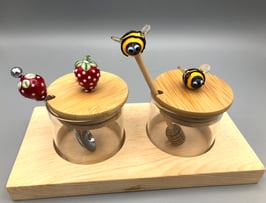 Frühstücksbretterl Erdbeere Honig