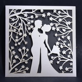 Laser Cut Pocket Cherry Blossom Design Pack of 10