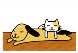 わんにゃんスマイル畳