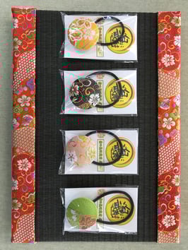 高級くるみボタン　セット