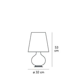 Cono bianco medio per 1853 M Fontana cm 32