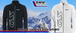 Felpa Full-Zip GS R1300 Style Uomo
