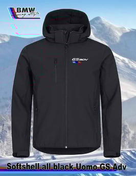 SOFTSHELL  ALL BLACK  GS ADV  Style UOMO Style
