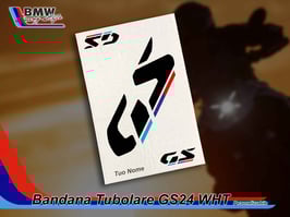 Bandana Tubolare GS24 WHT  Style multi funzione