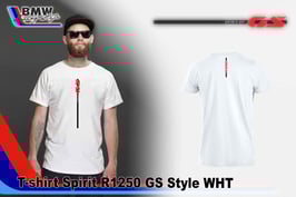 T-SHIRT Spirit R1250 GS Style WHT