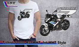 T-SHIRT  S1000R21WHT  FNT WHT STYLE